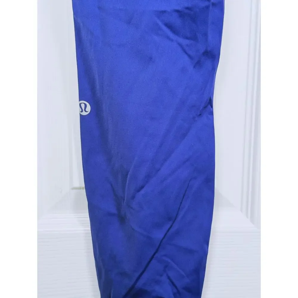 Lululemon Fast & Free Leggings Size 10 Jet Stream Blue Nulux 25